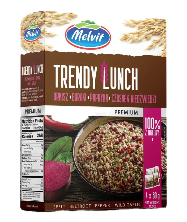 Trendy Lunch Mix Spelt beetroot